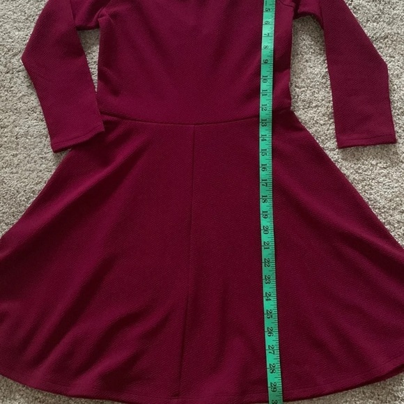 New Burgundy Dress - Picture 6 of 8